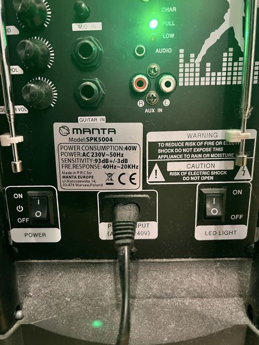 Glośnik Manta SPK5004