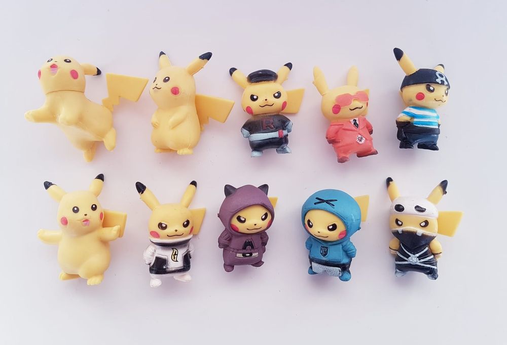 Conjunto 10 pcs Mini figuras Pikachu (Portes Incluidos)