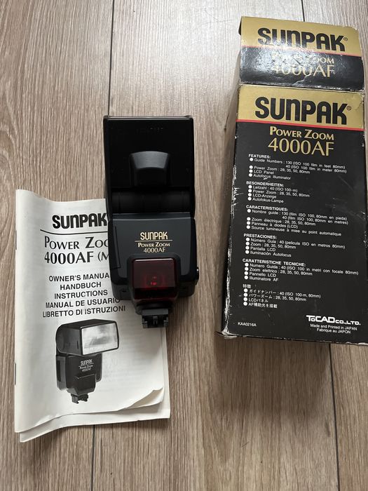 Lampa blyskowa Sunpak Power Zoom 4000af