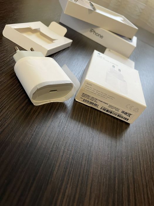 Оригінальна Швидка Зарядка iPhone, Айфон, Блок USB-C 20W, OEM + Кабель