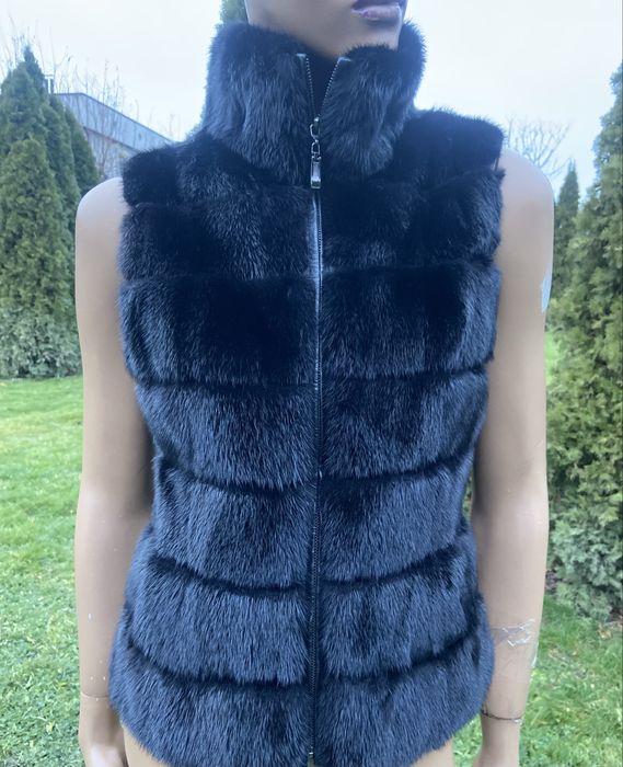 Норковая шуба жилет норка