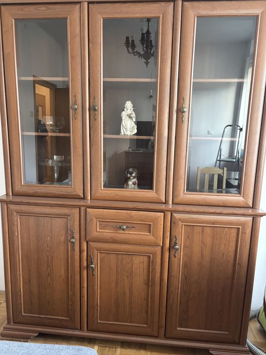 Witryna meble drewniane