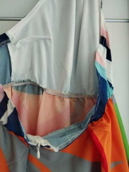 Sandbella-  nowa  długa letnia sukienka rozm.L