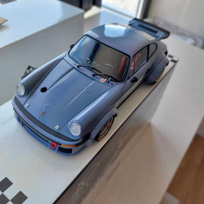 Miniatura Porsche 934 RSR Laguna Seca Sky 1976 EXOTO 1:18