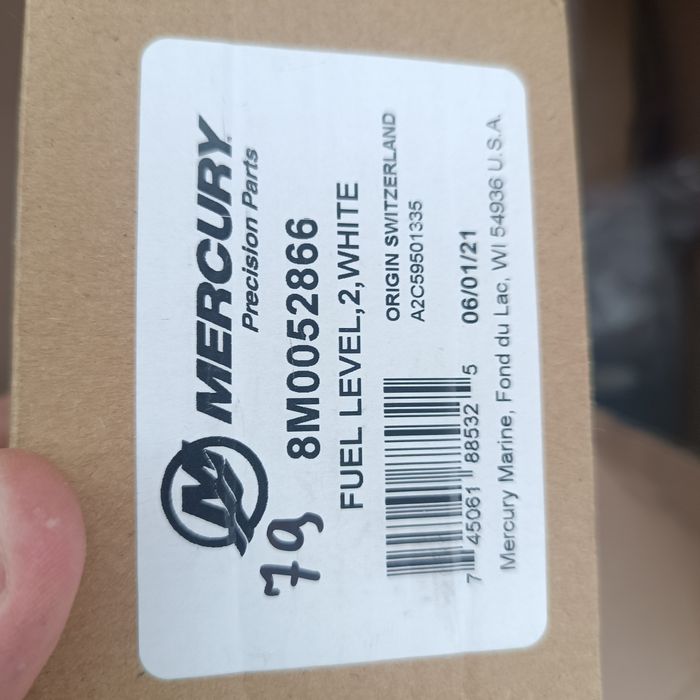 Zegar Mercury paliwa fuel