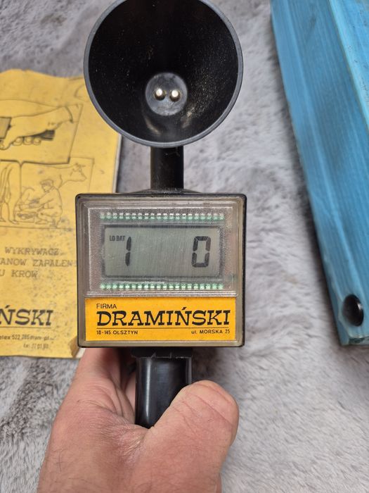 Elektroniczny wykrywacz Dramiński do wymion , mastitis