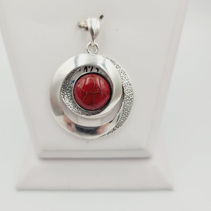 Srebrny wisior pr 925  Chryzokola