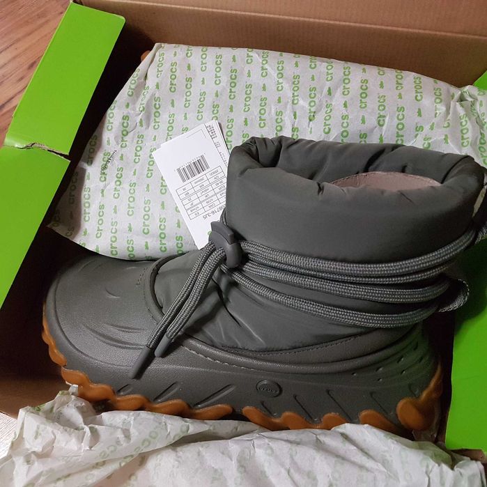 crosc echo boot buty ZIMOWE kalosze śniegowce z kożuchem SUPER Ciepłe