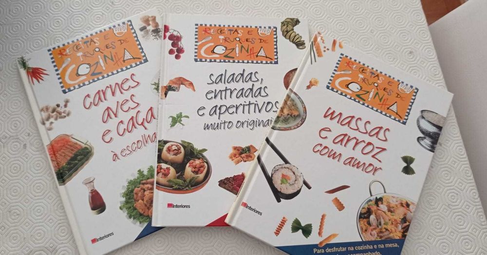 Livros Receitas e Truques de Cozinha - Conjunto 6 livros