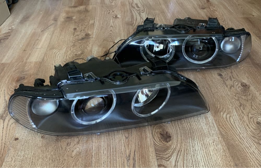 Фари BMW E39 BI LED Hella ремонт фар БМВ Е39 реставрация фар БМВ Е38