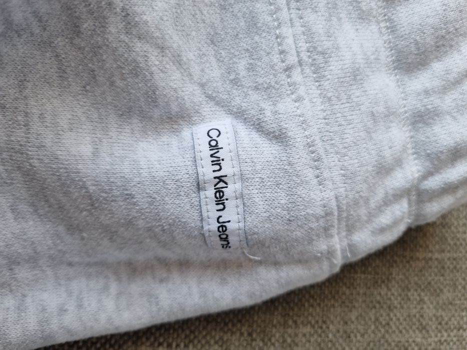 Spodnie dresy damskie Calvin Klein szare