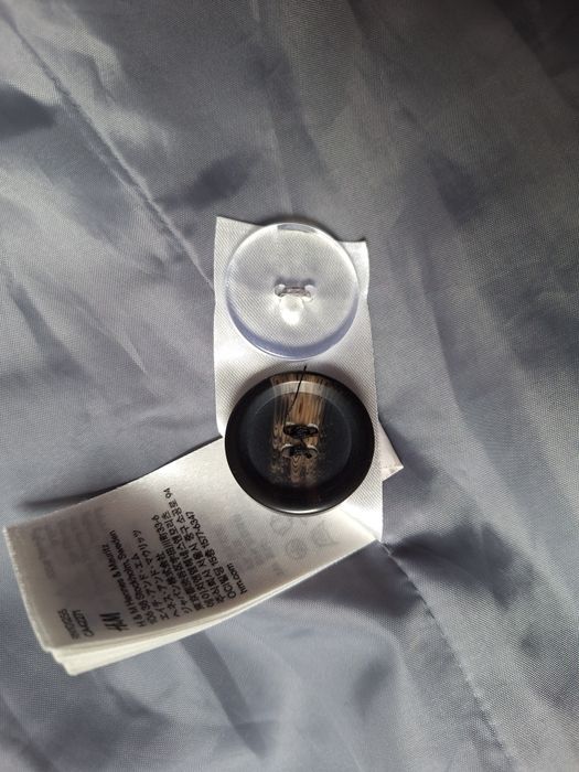 Damski, szary płaszcz H&M, roz 38. Stan idealny.