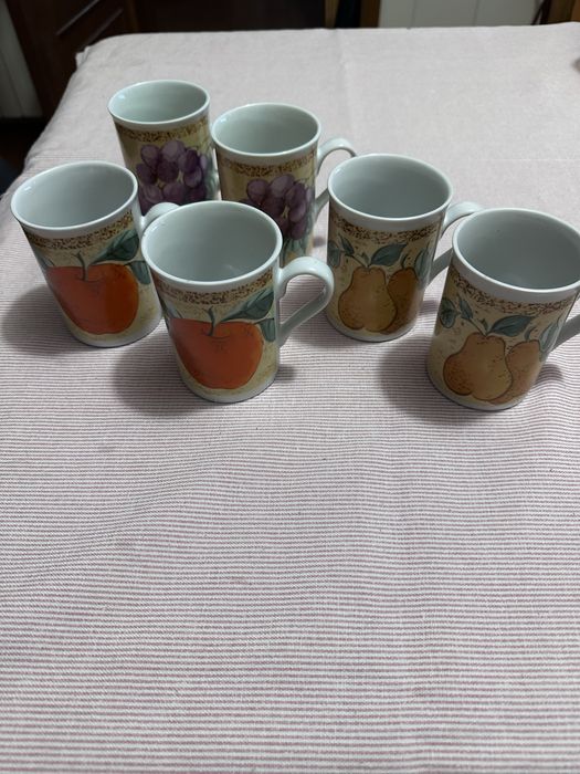 Conjunto de 6 canecas