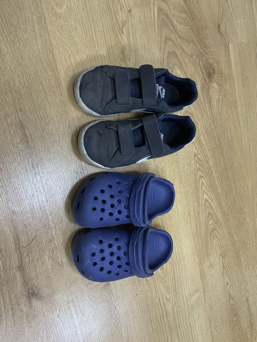 Zestaw buty 28 dla chłopca adidasy NIKE buty ogrodowe chłopiece