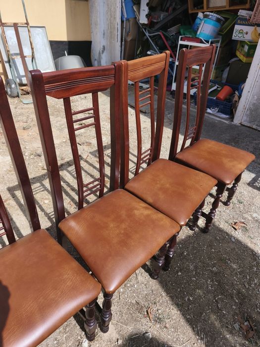 Cadeiras de Madeira 5 unidades