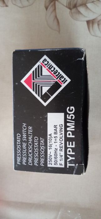 Реле тиску Italtecnica PM/5G.