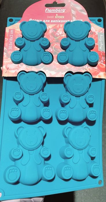 Форма для випічки кексів силіконова