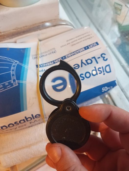 Лупа СССР увеличительное стекло