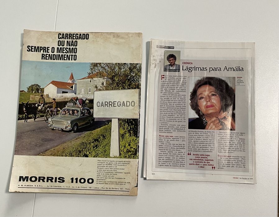 Revistas Amália Rodrigues - O Século Ilustrado / Visão