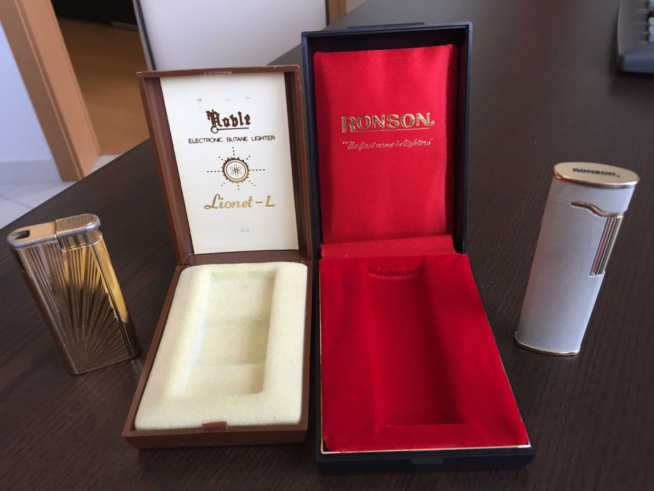 Isqueiro Ronson + Isqueiro Roble