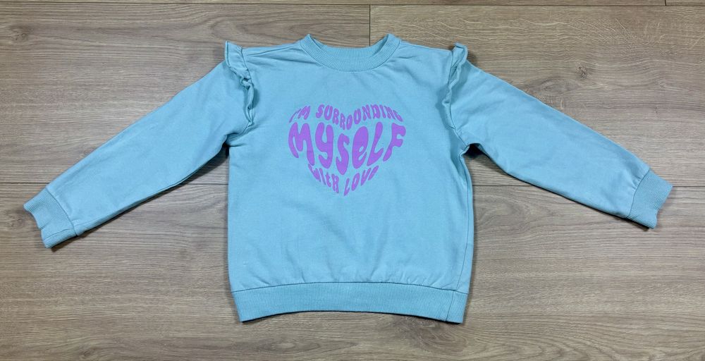 Komplet dla dziewczynki bluza i getry