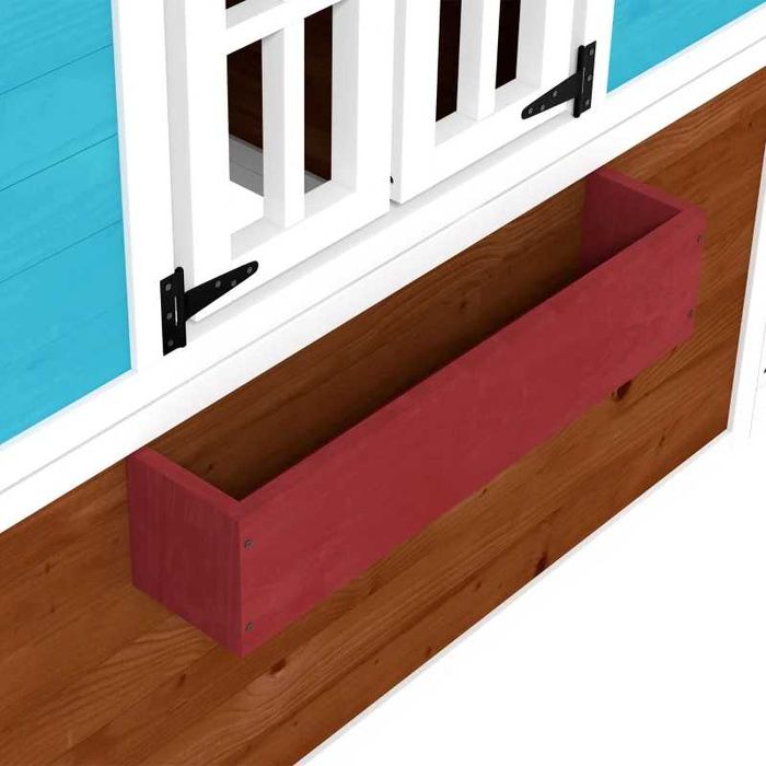 Casinha de Madeira Infantil - Castanho Escuro