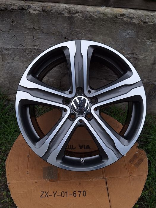Темно сірі литі диски R18 VW ID 4 Passat B8 Alltrack Tiguan 2