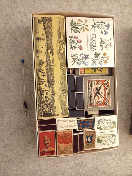 Zapałki kolekcjonerskie, vintage, PRL, retro