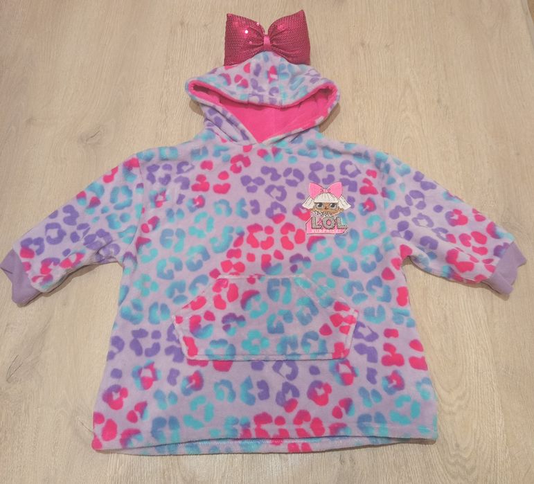 Худи-плед на девочку (104-116рост).