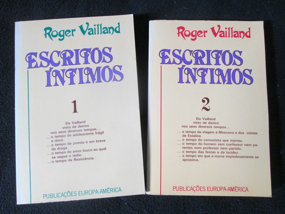 Intimate Writings, by Roger Vailland