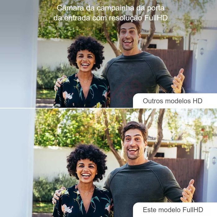 Vídeo Porteiro WiFi EZVIZ Full HD | Campainha Inteligente IP65 - NOVA