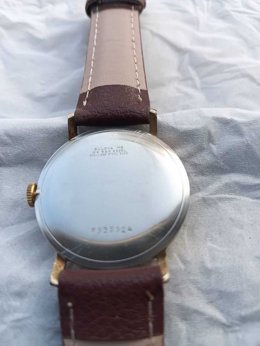 Relógio BULOVA Homem, a corda, original e da década de 60