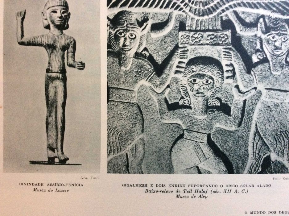 O mundo dos Deuses... Estampa do ano 195? Ver descrição da imagem/s