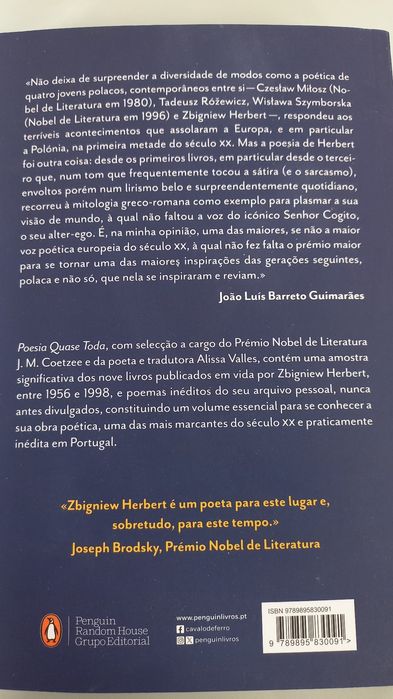 Zbigniew Herbert Poesia Quase Toda