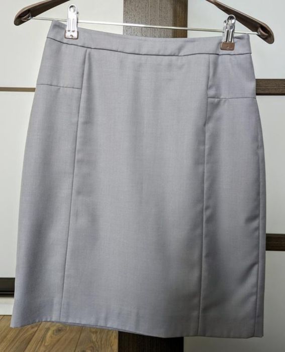 Спідниця - олівець  Esprit (світло сіра). Розмір 42 (XS).