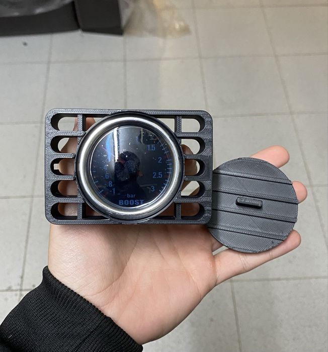 Suporte Manómetro 52mm com tampa