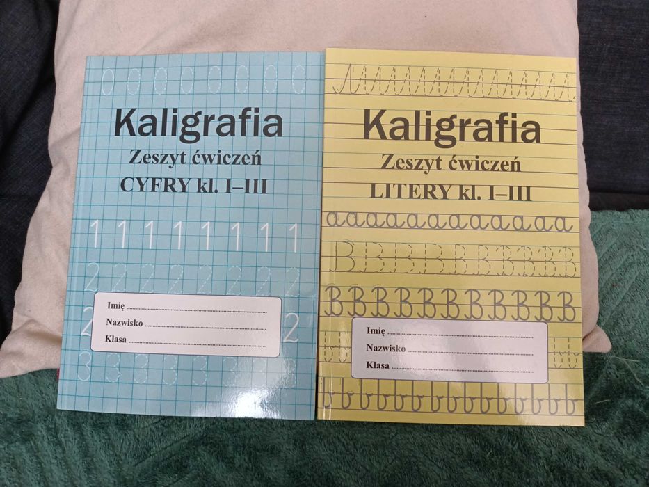 Kaligrafia - zeszyt ćwiczeń - litery + cyfry