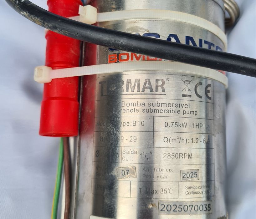 Eletro-bomba submersível de águas limpas