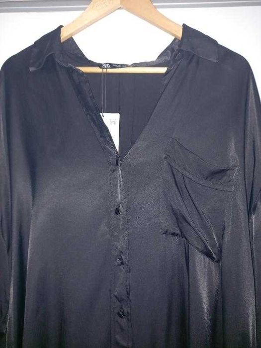Рубашка туника платье zara