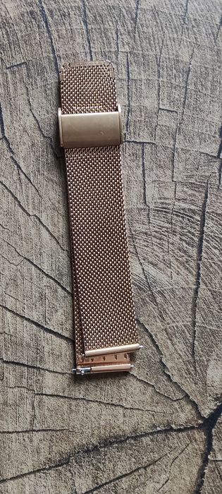 Bransoletka do zegarka, Smart watch różowe złoto 20 mm