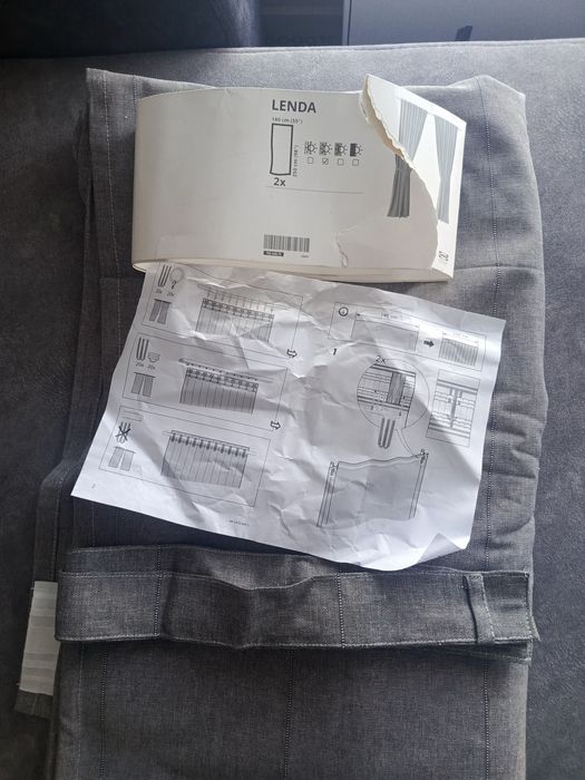 Zasłony Lenad IKEA 2 szt. 140x250 nowe