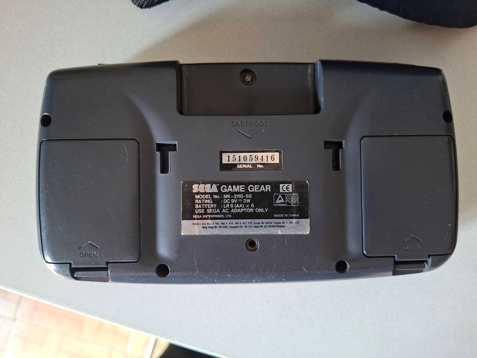 Consola Portátil Sega Game Gear + Bolsa + Sega Game 4 In 1 + Columns *Ler Descrição*