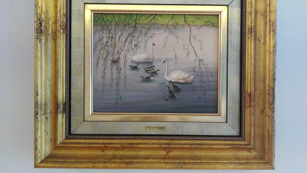 Baixa preço -Pinturas óleo J. GONZÁLEZ