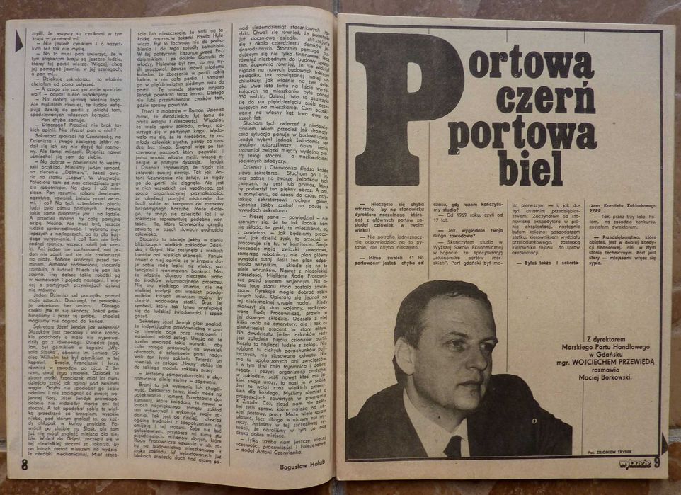 WYBRZEŻE tygodnik nr 17/1986 - plakat - zespół SAXON