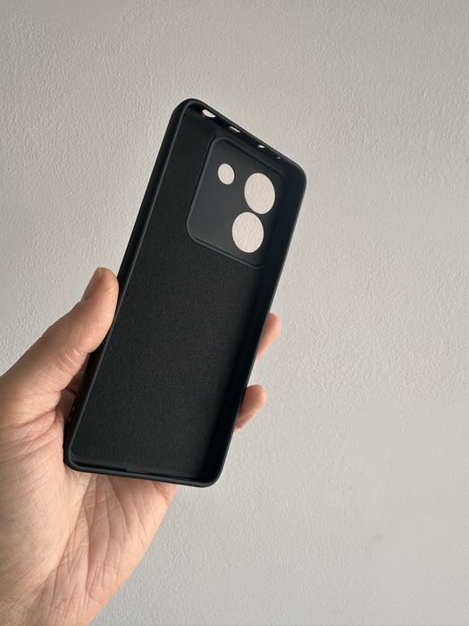 Etui Plecki Silikonowe czarne do POCO M7 PRO 5G