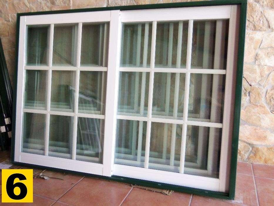 Varias - Janela Aluminio Vidro Duplo - Porta/Sacada