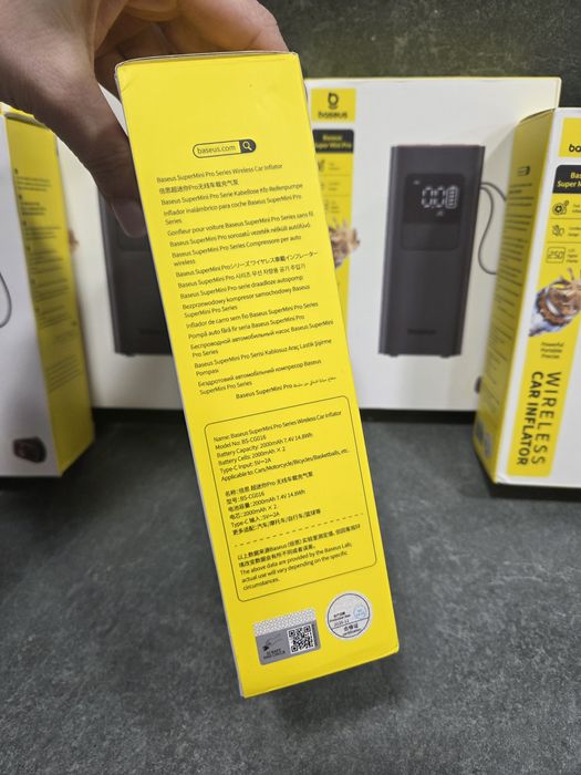 Baseus Super Mini Pro компресор акумуляторний 4000 mAh, 50 W