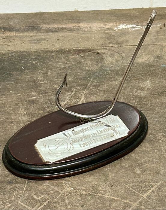 Anzol em prata - troféu