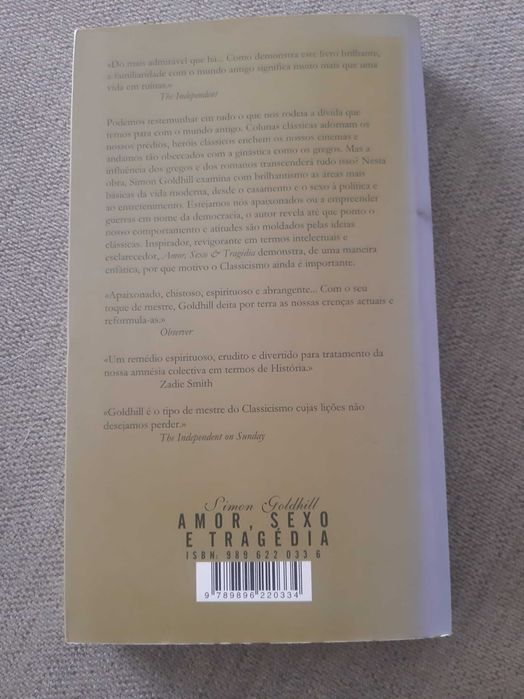 Amor, sexo e tragédia | Simon Goldhill