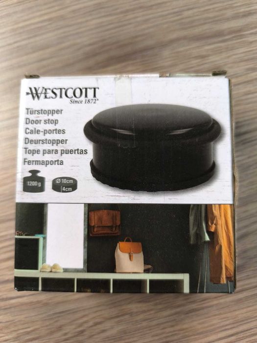 Westcott Stoper do drzwi, odbojnik do drzwi ze stali nierdzewnej